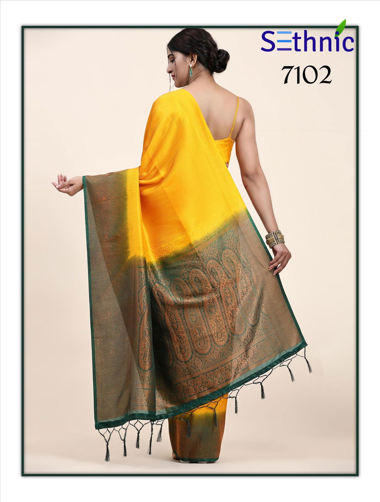 Sethnic Kubera Fancy Soft Zari Silk Saree Collection
